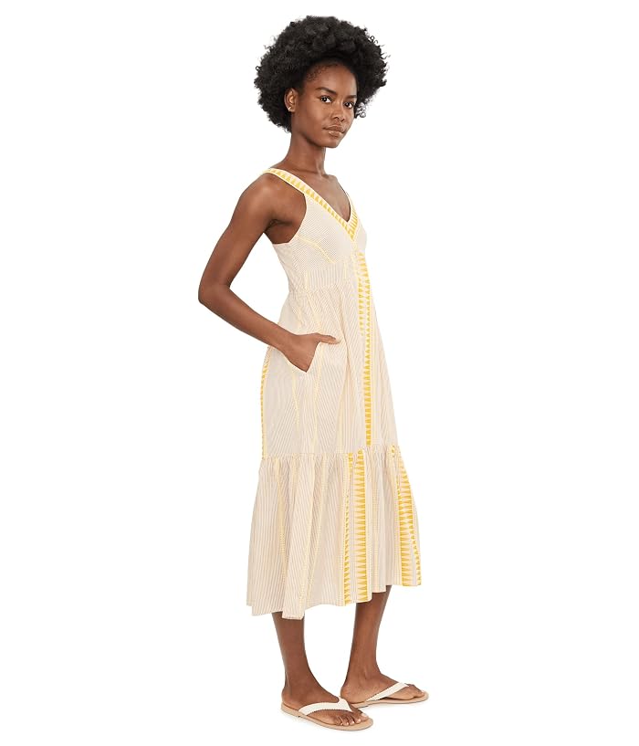 Liverpool Los Angeles Sleveless Midi Dress with Pockets - Image 3