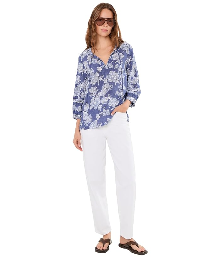 Tommy Bahama Breezy Blooms 3/4 Sleeve Blouse - Image 2