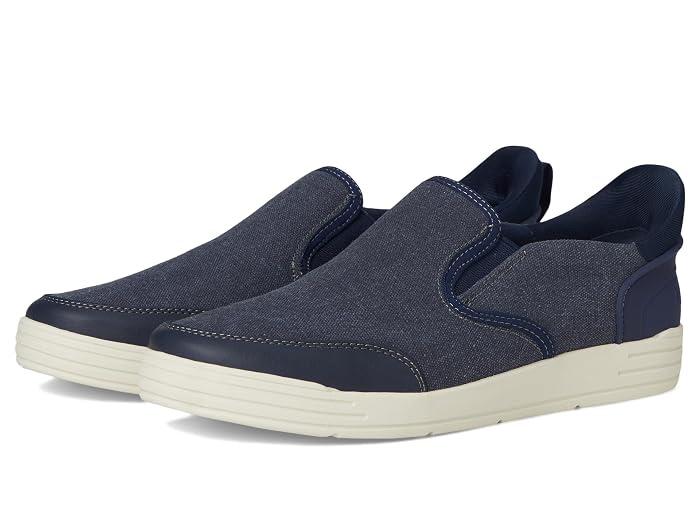 Nunn Bush Kore City Walk Canvas EZ Moc Toe Slip-On Sneakers Easy On and Easy Off