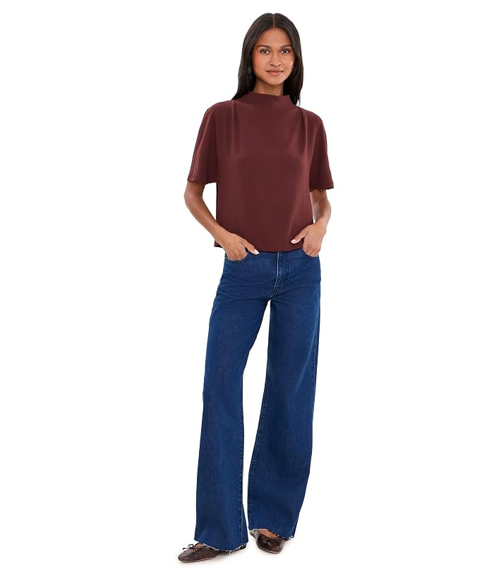 Vince Draped Funnel Neck Top - Image 2