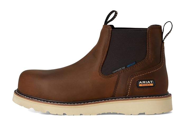 Ariat Work Rebar Wedge Chelsea Waterproof Composite Toe Work Boots - Image 4