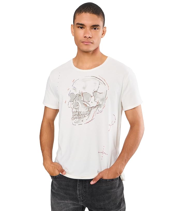 John Varvatos Skull Embroidery Tee KG7469W26