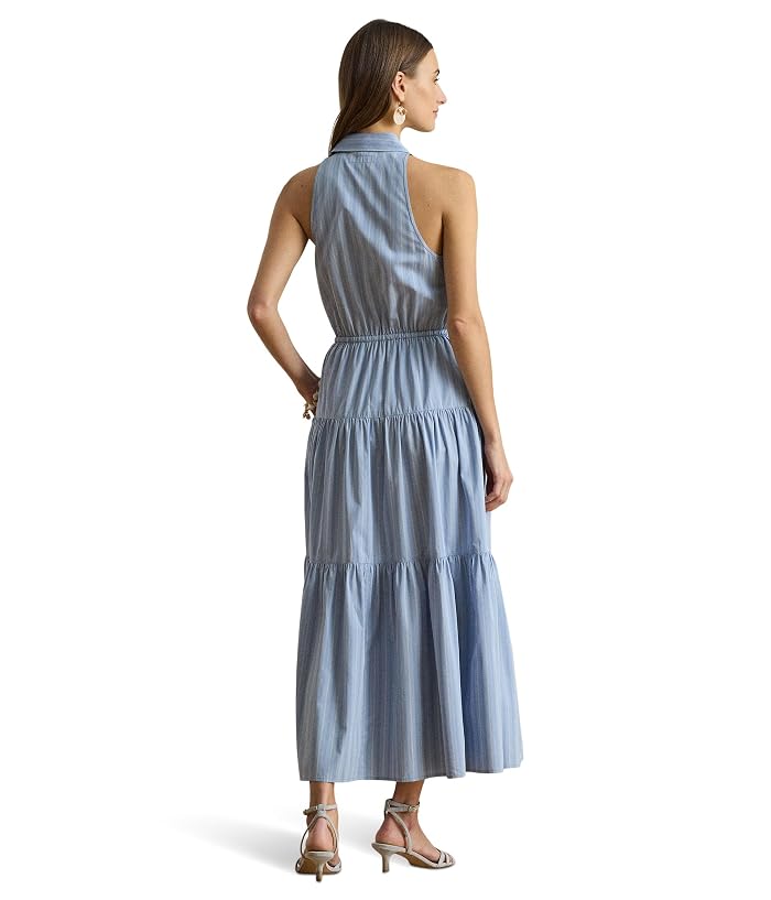 Lauren Ralph Lauren Striped Broadcloth Tiered Shirtdress - Image 4