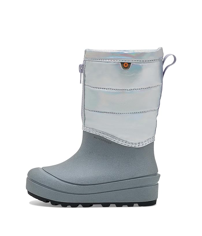 Bogs Kids Snow Shell Zip-Holographic Silver (Little Kid/Big Kid) - Image 4