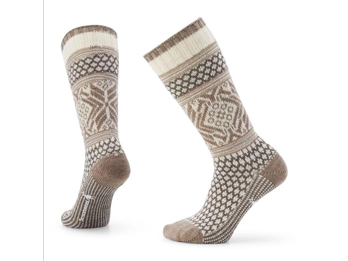 Smartwool Everyday Popcorn Snowflake Pattern Crew Socks - Image 3