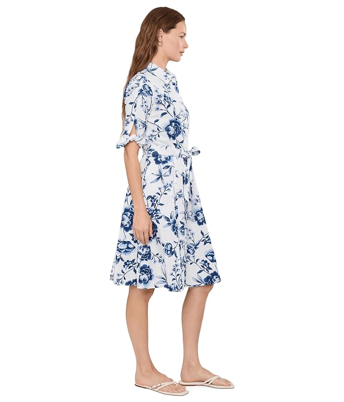 Calvin Klein Short Sleeve Floral Cotton A-Line - Image 3