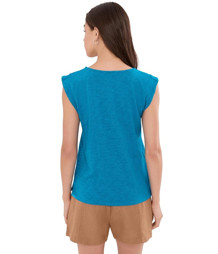 Mod-o-doc Cap Sleeve Scoop Neck Tee - Image 4