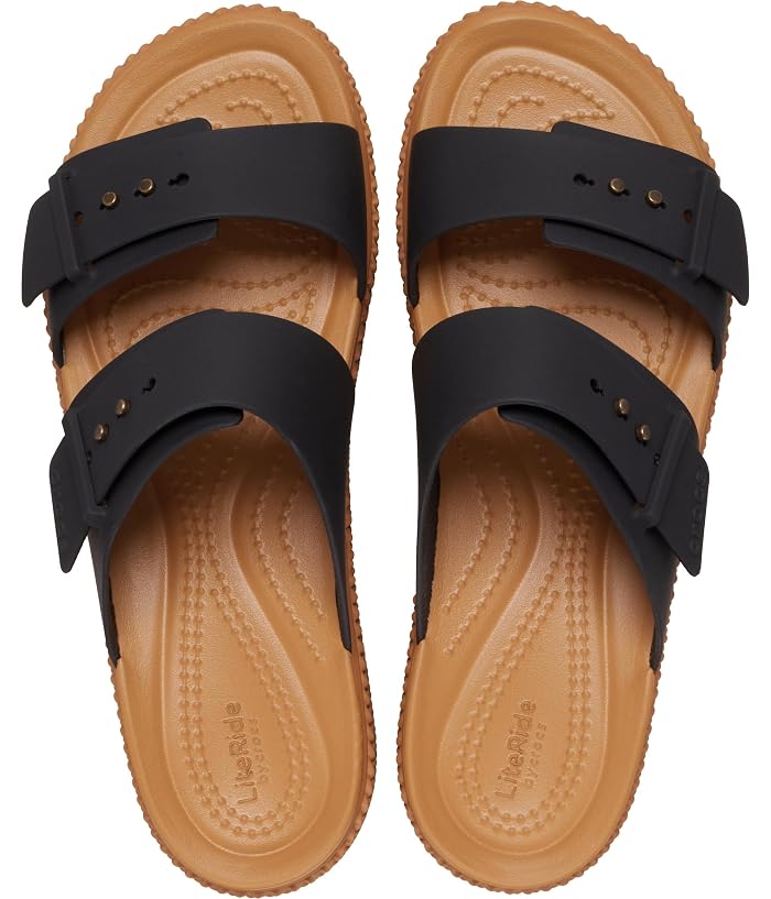 Crocs Brooklyn Buckle Low Wedges - Image 2