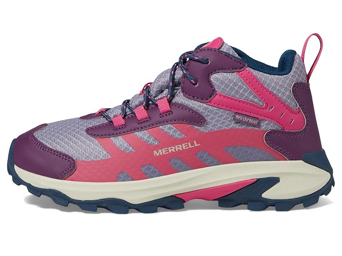 Merrell Kids Moab Speed 2 Mid Waterproof (Little Kids/Big Kids) - Image 4