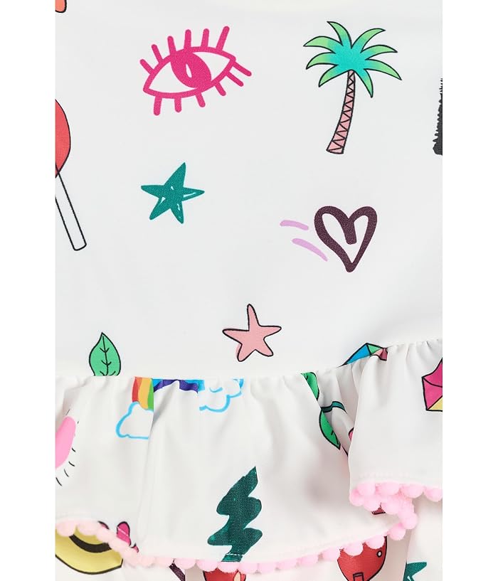 Lola and The Boys Happy Doodle Bikini (Toddler/Little Kid/Big Kid) - Image 3