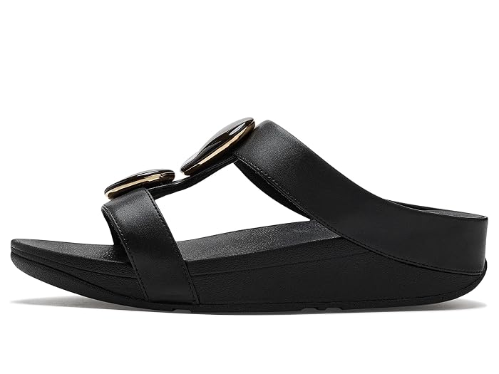 FitFlop Fino Marbled-Stone H-bar Slides - Image 4