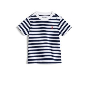 Polo Ralph Lauren Kids Striped Cotton Jersey Tee (Infant)