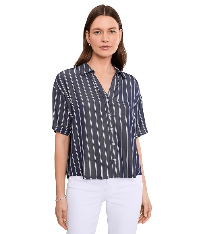 KUT from the Kloth Brenda Boxy Button Front Shirt