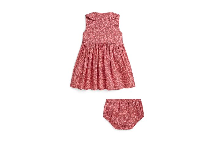 Polo Ralph Lauren Kids Floral Cotton Shirtdress & Bloomer (Infant) - Image 2