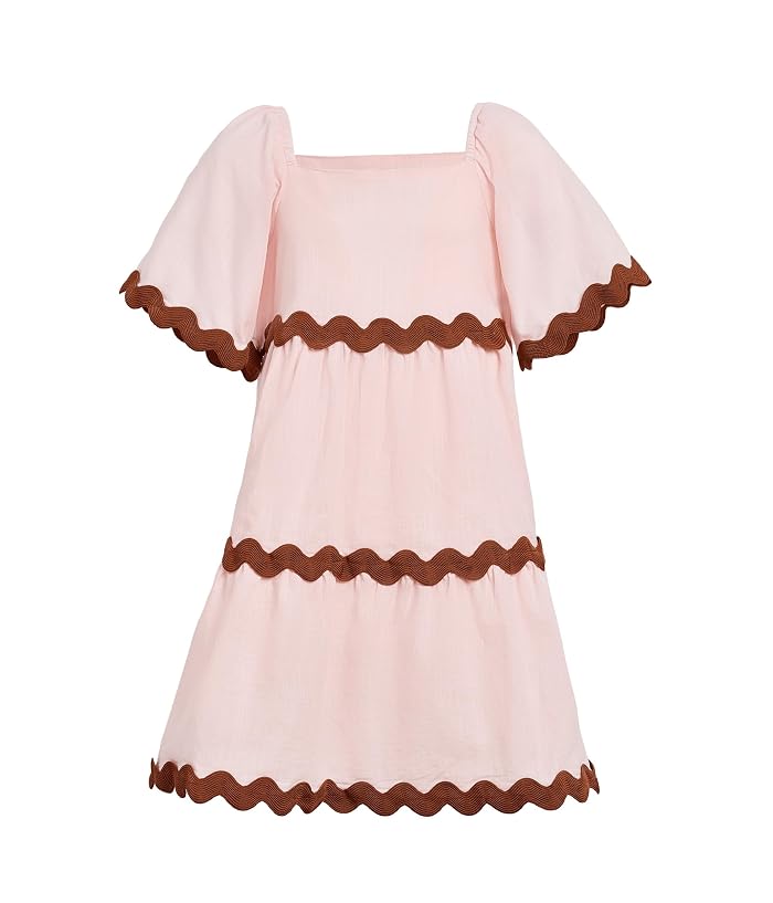 Janie and Jack Ric Rac Trimmed Dress (Toddler/Little Kid/Big Kid) - Image 4
