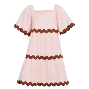 Janie and Jack Ric Rac Trimmed Dress (Toddler/Little Kid/Big Kid)