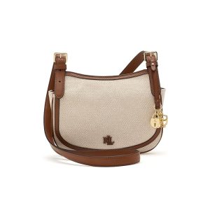 Lauren Ralph Lauren Canvas Medium Marcy Crossbody Bag