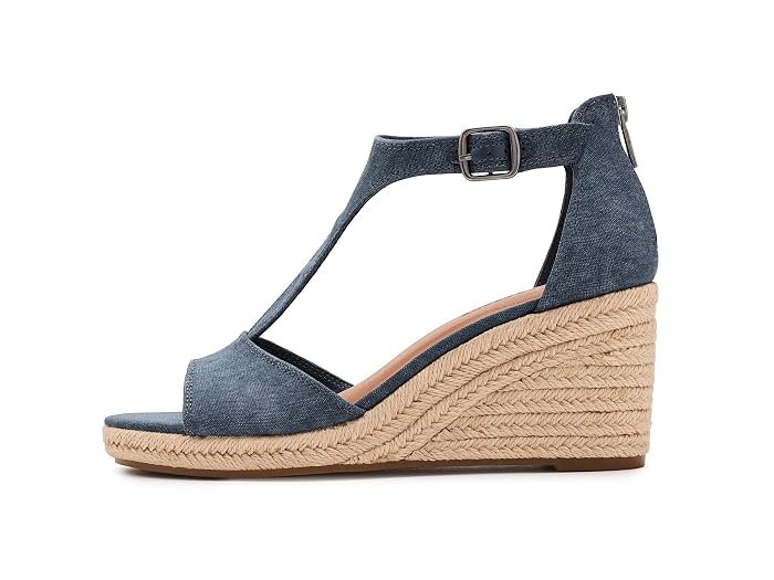 Lucky Brand Cyleste T-Strap Wedge Sandals - Image 3
