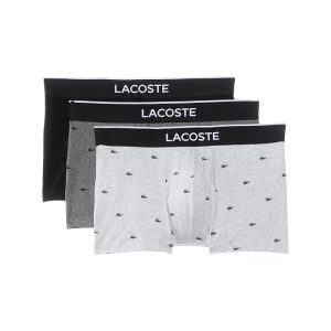 Lacoste Cotton Stretch Mini Croc Print Trunks 3-pack