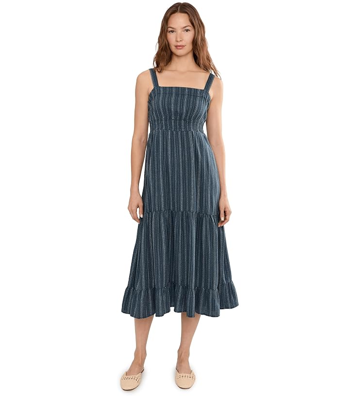 Toad&Co Taj Hemp Tiered Midi Sleeveless Dress