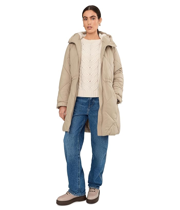 Levi's® Quilted Long Parka Jacket - Image 2