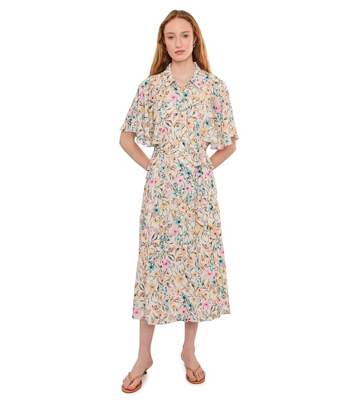 Vince Camuto Flutter Sleeve Princess Seam