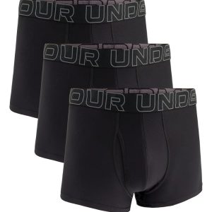 Under Armour 3-Pack Performance Tech Solid 3" Boxer Briefs