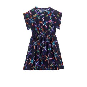 Vilebrequin Kids Viscose Long Dress Disco Stars (Toddler/Little Kid/Big Kid)