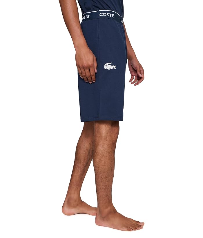 Lacoste Straight Fit Fleece Pajama Shorts - Image 3