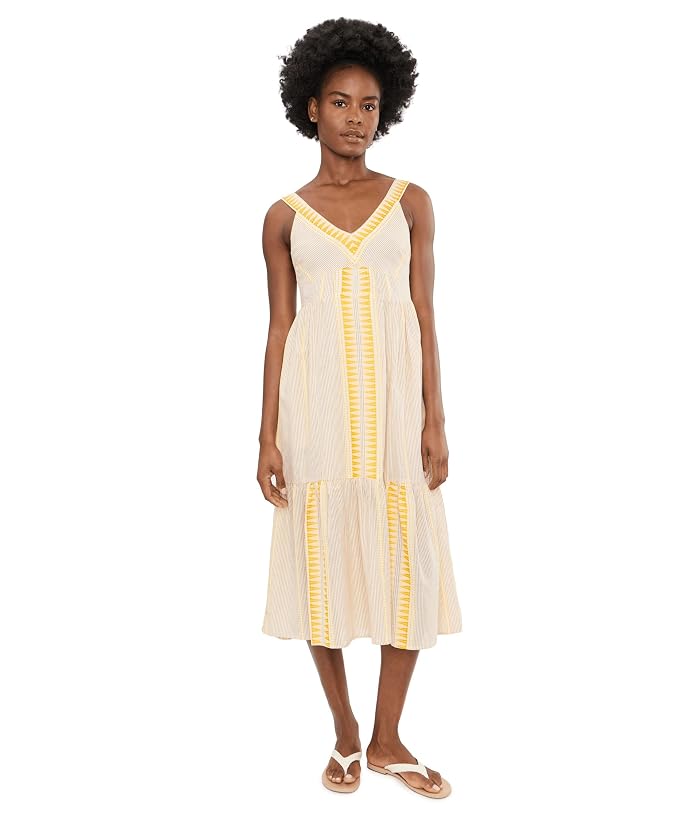 Liverpool Los Angeles Sleveless Midi Dress with Pockets
