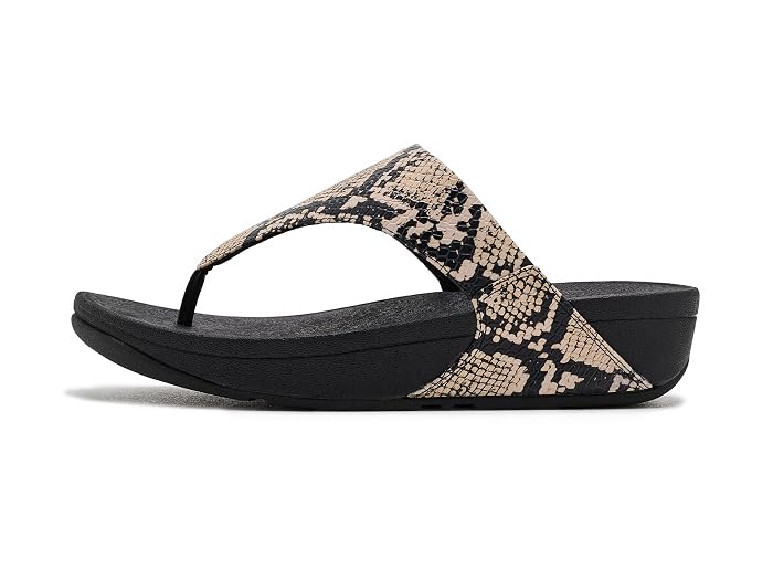 FitFlop Lulu Snake Toe Post Sandals - Image 2