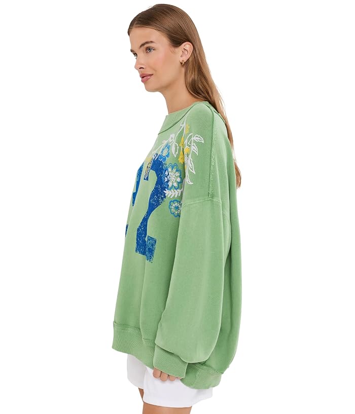 Free People We The Free Palm Spring Turtleneck Graphic Pullover - Image 3