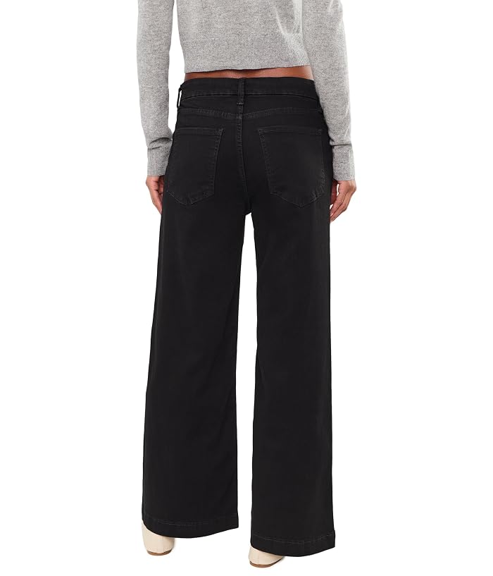 KUT from the Kloth Meg High-Rise Wide Leg In Black - Image 4