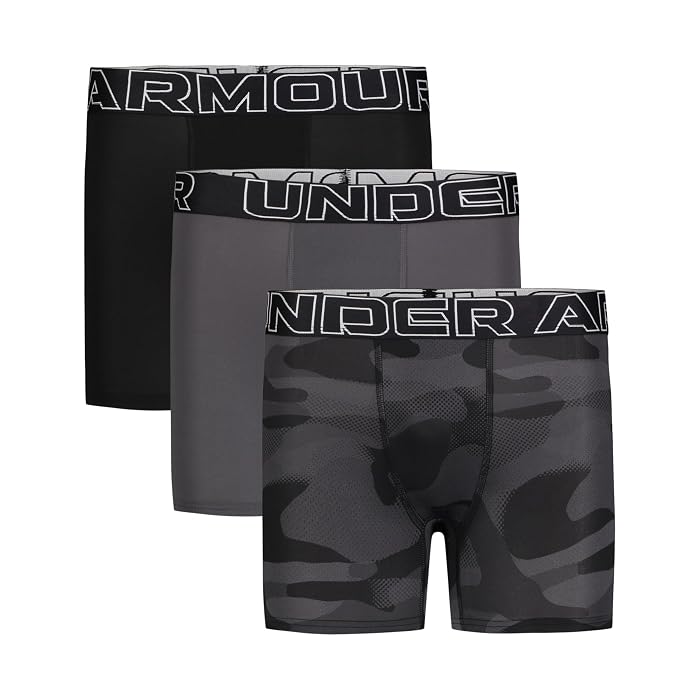 Under Armour Kids Performance Tech - Prints 3-Pack (Big Kids)