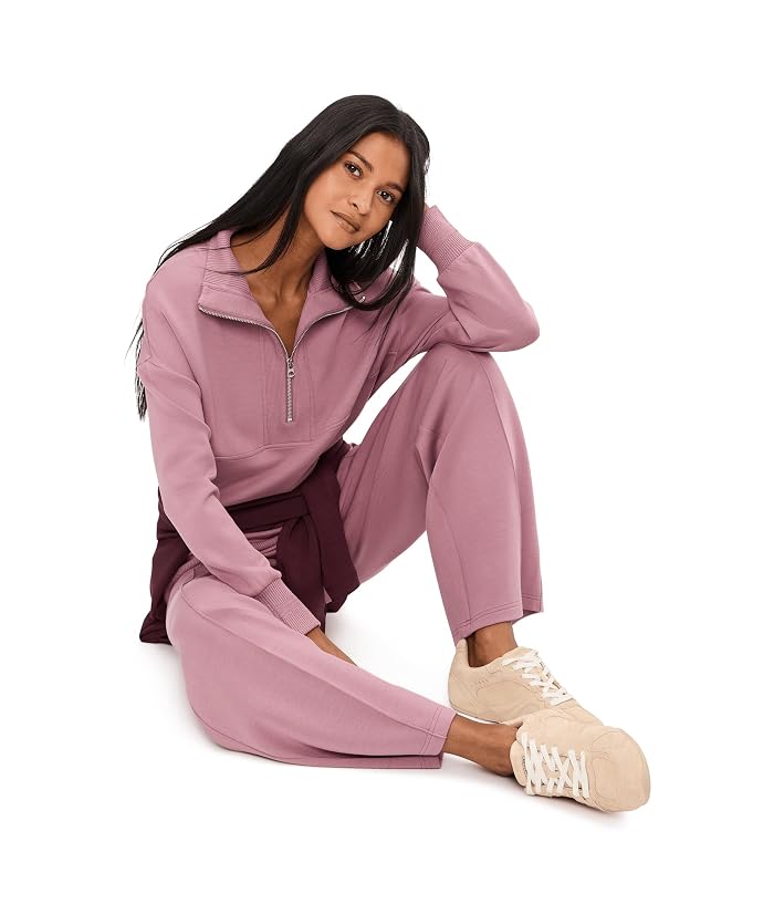 Varley Molly Half Zip Longline Sweat - Image 2