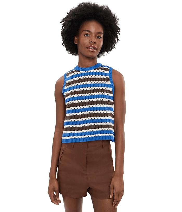 Madewell Loriana Texture Stripe Tank