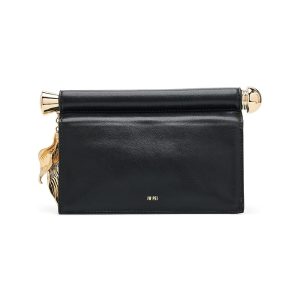 JW PEI Holly Metal Pendant Embellished Clutch
