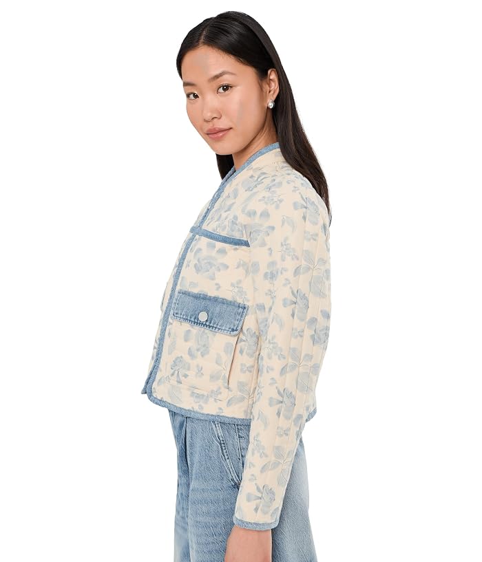 Blank NYC Love Song Floral Quilted Jacket - Image 3