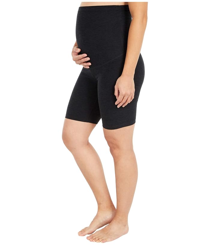 Beyond Yoga Maternity Spacedye Empire Waisted Biker Shorts - Image 2