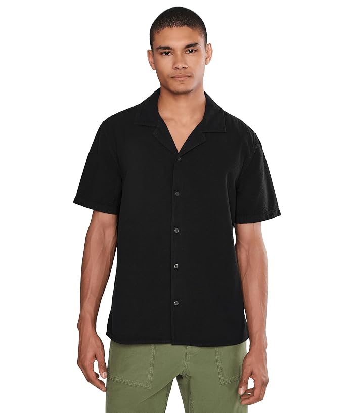 John Varvatos Dan Short Sleeve Camp Collar Shirt W792f26