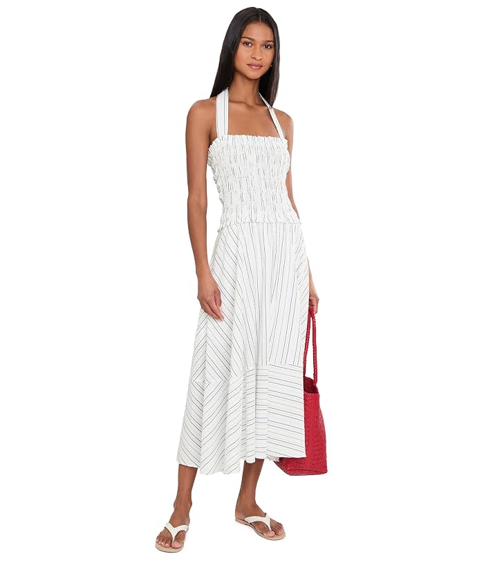 Adrianna Papell Smocked Midi Dress - Image 2