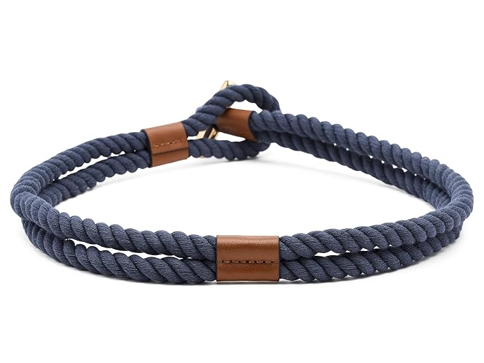 Lauren Ralph Lauren Leather-Trim Rope Toggle Skinny Belt - Image 2