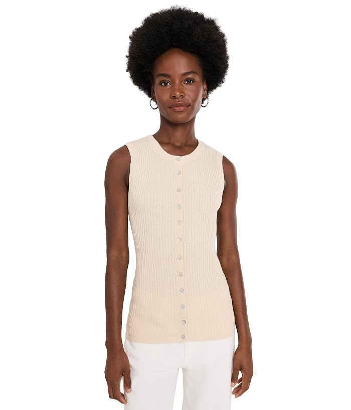 Faherty Miramar Linen Cami Cardigan
