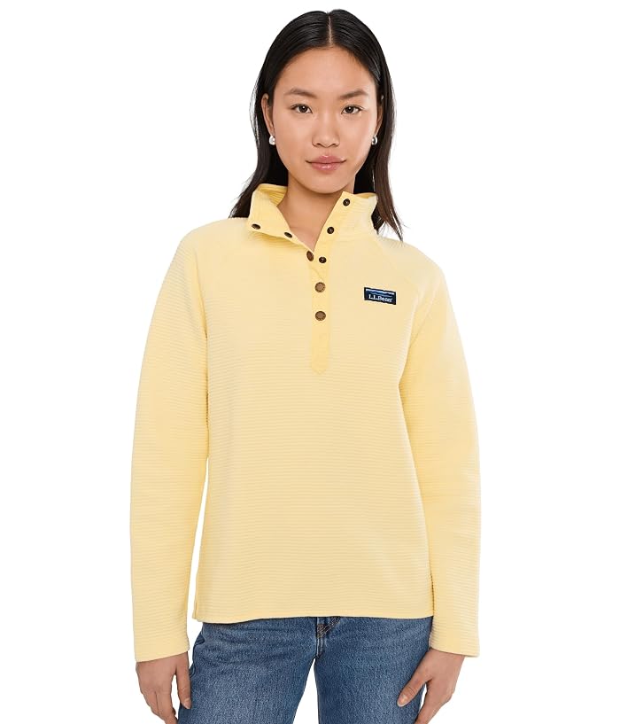 L.L.Bean Lakewashed Double-Knit 1/4 Snap