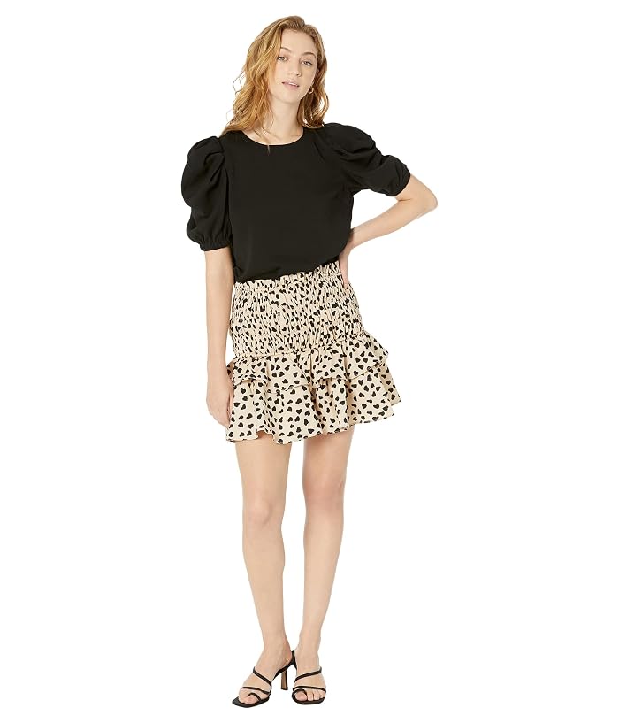 English Factory Dotted Smocked Skirt - Image 4