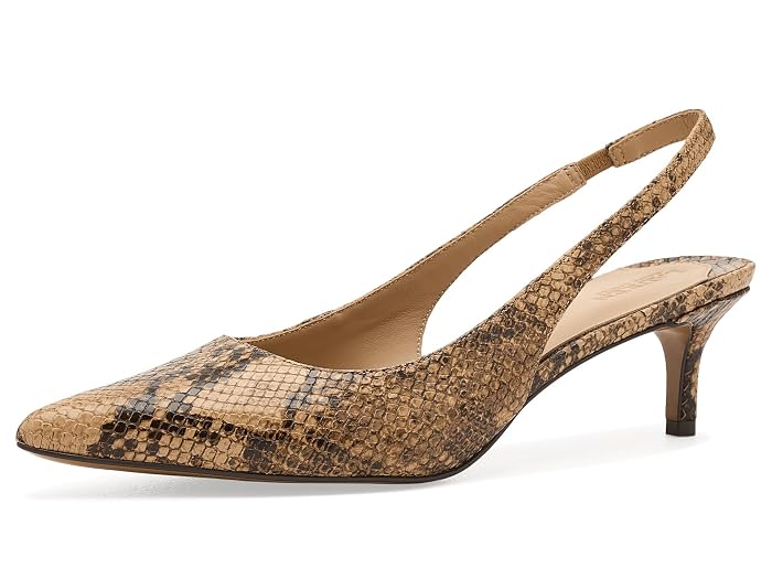 Lauren Ralph Lauren Lolah II Python-Embossed Slingback Pumps