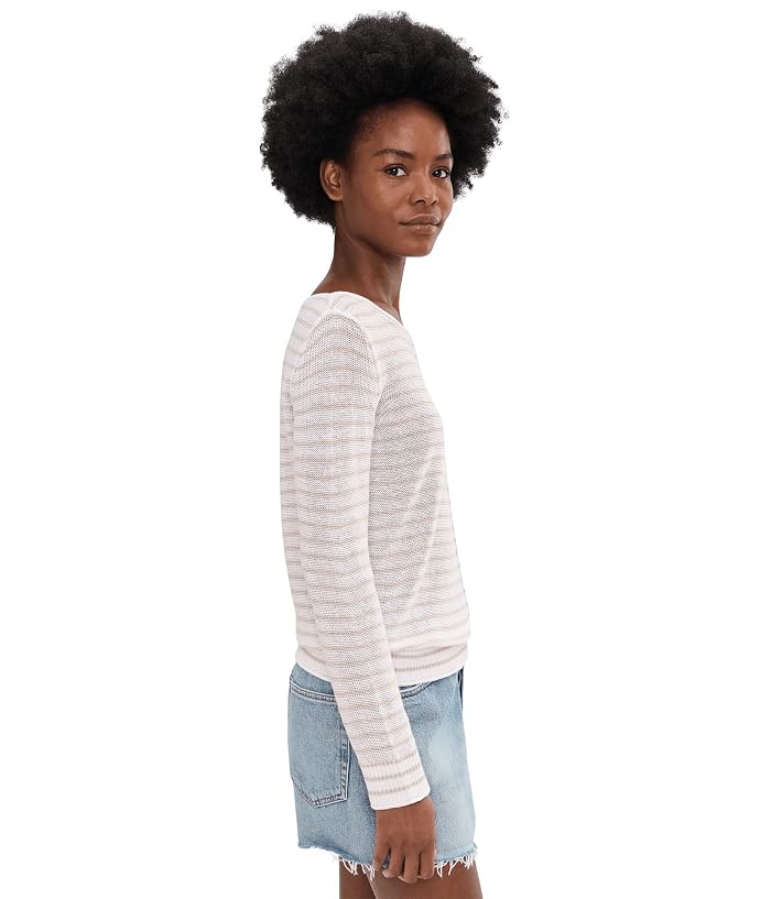 Tommy Bahama Cedar Linen Stripe Bateau Neck Sweater - Image 3