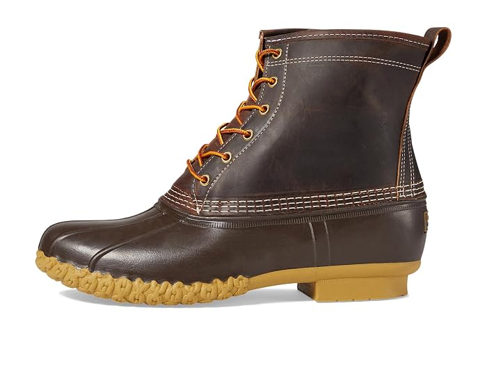 L.L.Bean Bean Boots 8" Leather Primaloft Flannel Lined - Image 4
