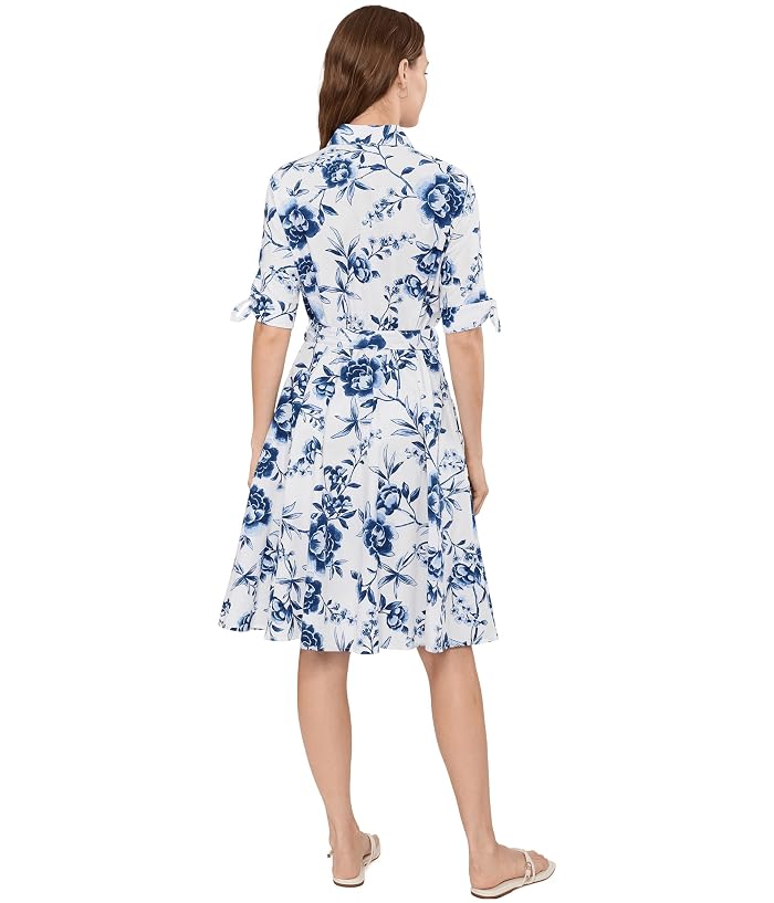 Calvin Klein Short Sleeve Floral Cotton A-Line - Image 4