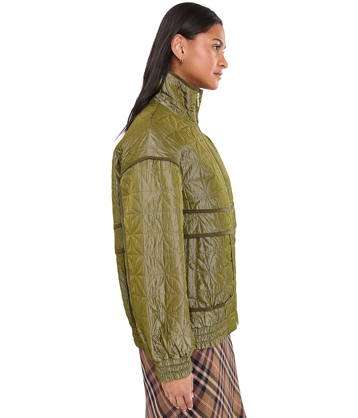 Avec Les Filles Funnel Neck Quited Bomber Jacket - Image 3
